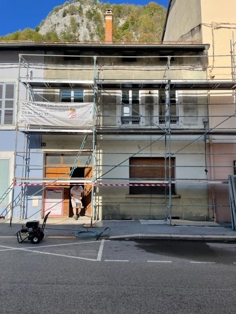 FACADE AVANT TRAVAUX DE RAVALEMENT